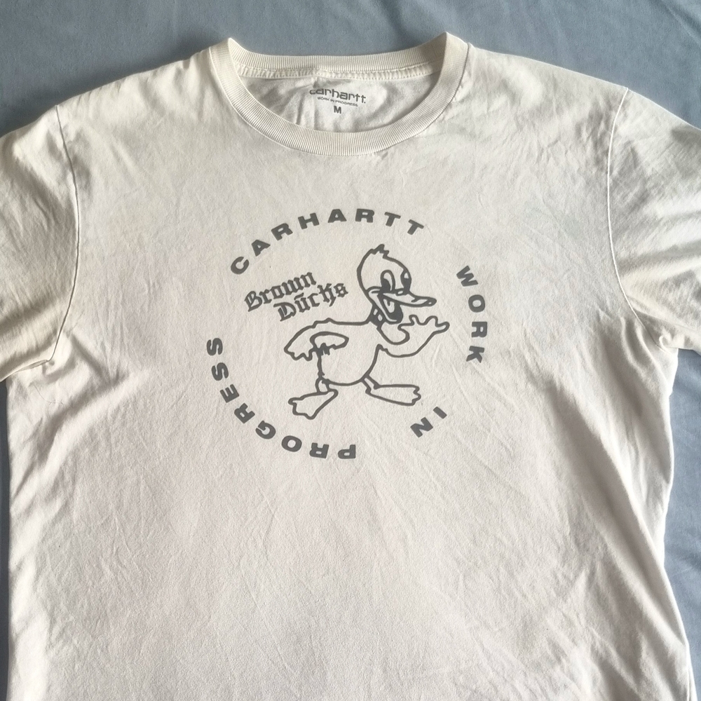 Carhartt Men's White Graphic T-Shirt